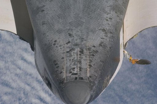 Mapping Sequence performed during the STS-135 R-Bar Pitch Maneuver