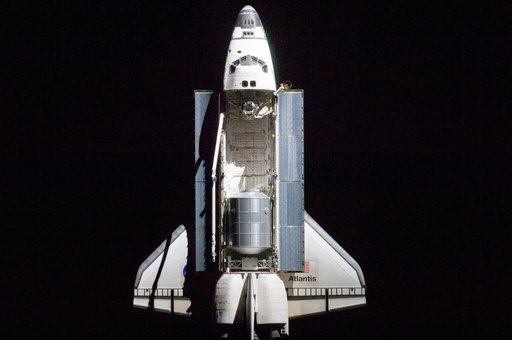 Mapping Sequence performed during the STS-135 R-Bar Pitch Maneuver