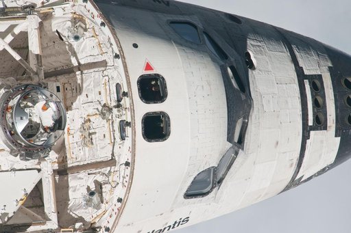 Mapping Sequence performed during the STS-135 R-Bar Pitch Maneuver