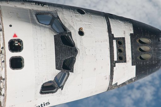 Mapping Sequence performed during the STS-135 R-Bar Pitch Maneuver