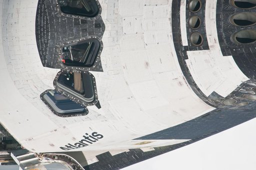 Mapping Sequence performed during the STS-135 R-Bar Pitch Maneuver