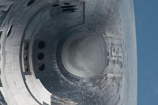 Mapping Sequence performed during the STS-135 R-Bar Pitch Maneuver