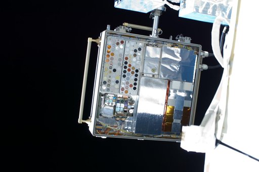 View of MISSE-8 taken during a session of EVA