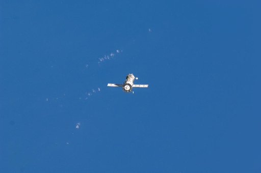 Soyuz TMA-21 spacecraft departs ISS