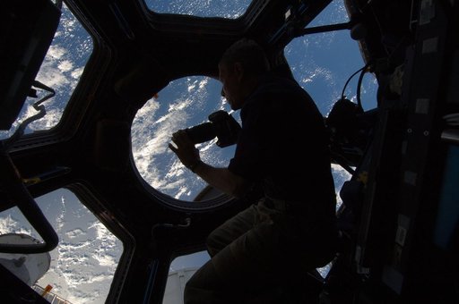 Fossum at Cupola windows