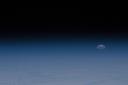 Lunar observations taken by Expedition 30 crewmember