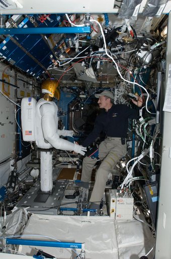 Robonaut 2 in the U.S. Laboratory