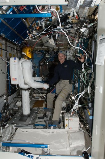 Robonaut 2 in the U.S. Laboratory