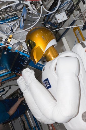 Robonaut during a checkout and activities session