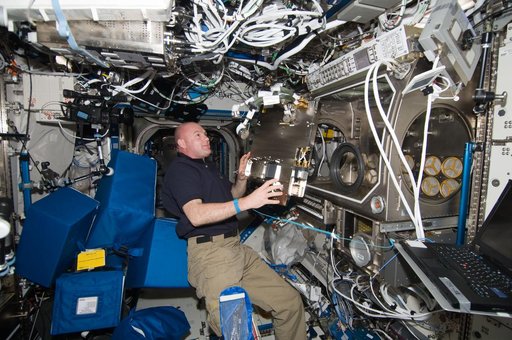 Kuipers works with DSC Hardware in the U.S. Laboratory