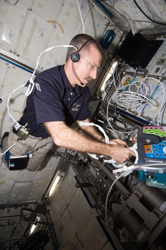 Burbank sets up the ICV Resting Echo Scan