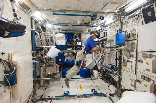 Burbank uses the Neurospat hardware in the Columbus Module