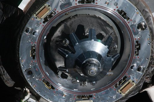 Docking Mechanism on the Unpiloted Russian Progress Spacecraft