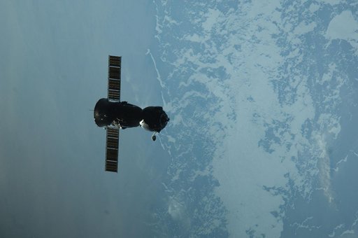 Soyuz TMA-22/28S departs the ISS