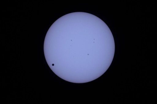 Solar Observations taken during the Transit of Venus (Post-Second Contact)