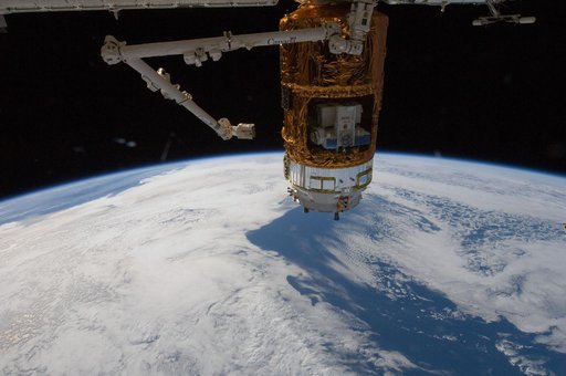 View of HTV3 berthed to Node 2