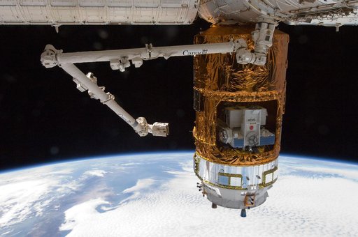 View of HTV3 berthed to Node 2