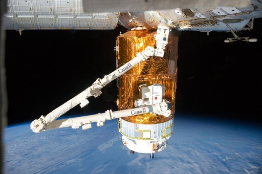 View of HTV3 berthed to Node 2