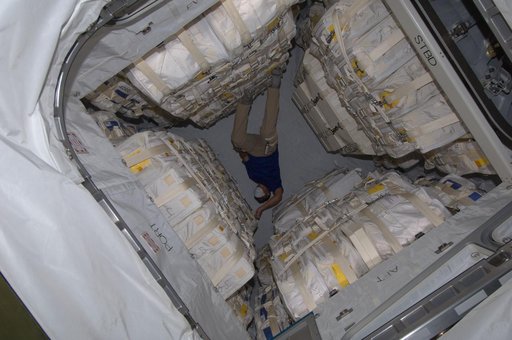 View of Expedition 32 FE Hoshide during HTV3 Ingress
