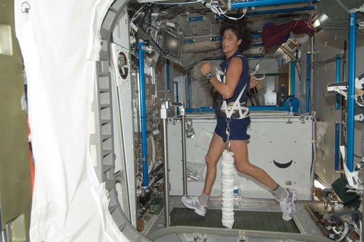 FE Williams exercises on the T2 Treadmill
