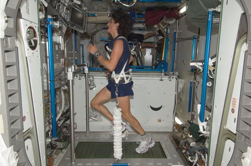 FE Williams exercises on the T2 Treadmill