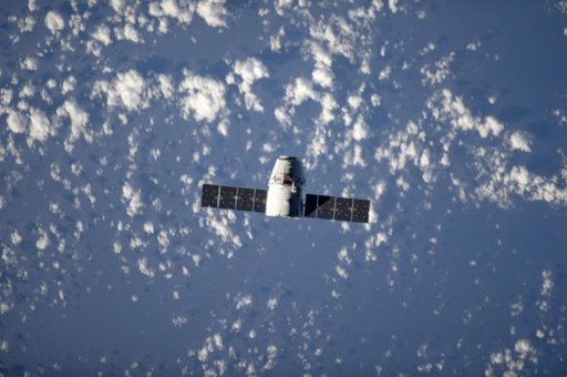 Approach  of the SpaceX Dragon Commercial cargo craft