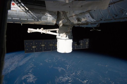 Dragon docked to Node 2