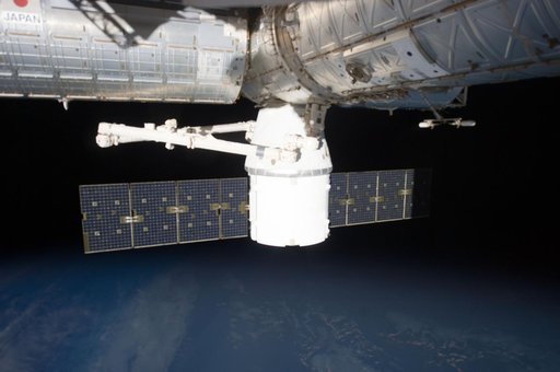 Dragon docked to Node 2