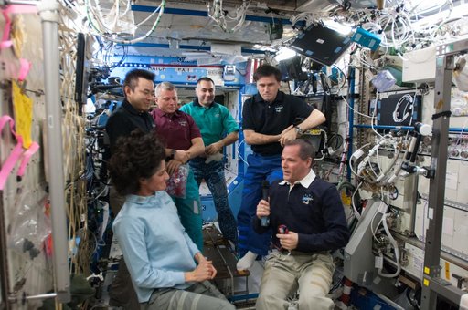 Changing-of-Command from Expedition 33 to Expedition 34
