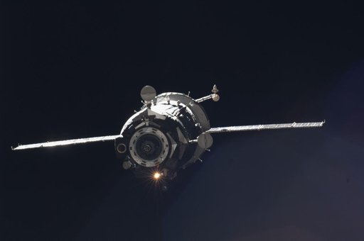 Soyuz TMA-05M Spacecraft departs from the ISS