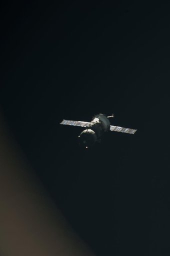 Soyuz TMA-05M Spacecraft departs from the ISS