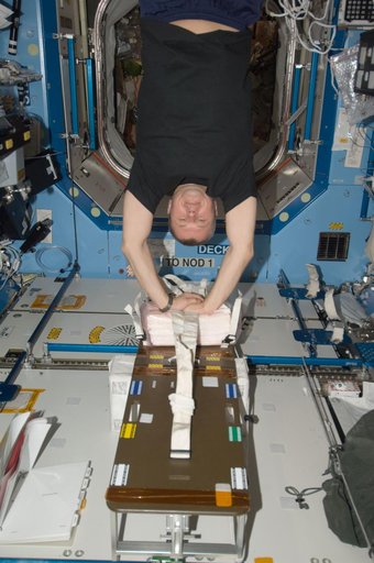 Novitskiy participates in a CHeCS medical contingency drill in the U.S. Laboratory