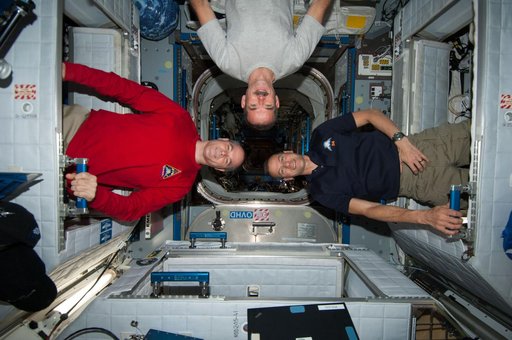 Ford,Hadfield,and Marshburn,in the Node 2