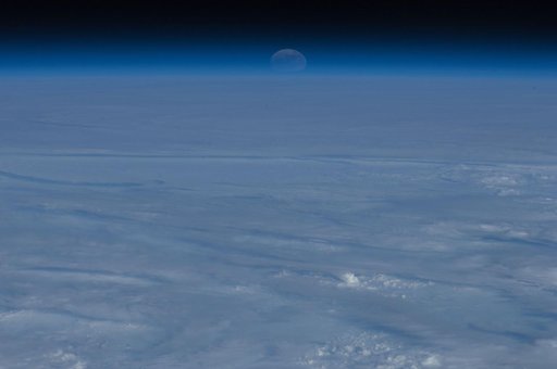 Lunar Observations taken by Expedition 34 crewmember