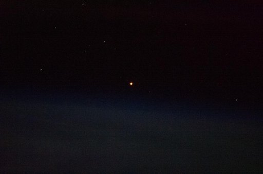 Soyuz TMA-08M/34S Launch seen from ISS