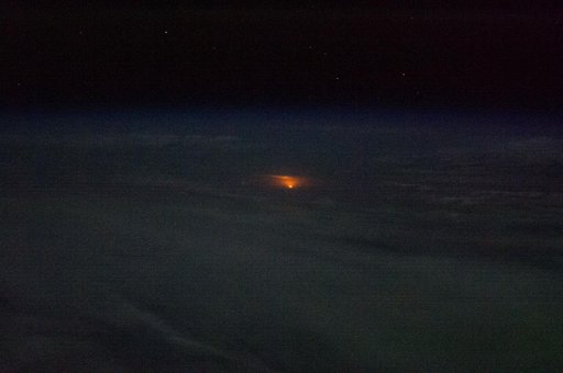 Soyuz TMA-08M/34S Launch seen from ISS