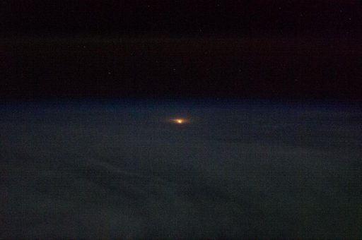 Soyuz TMA-08M/34S Launch seen from ISS