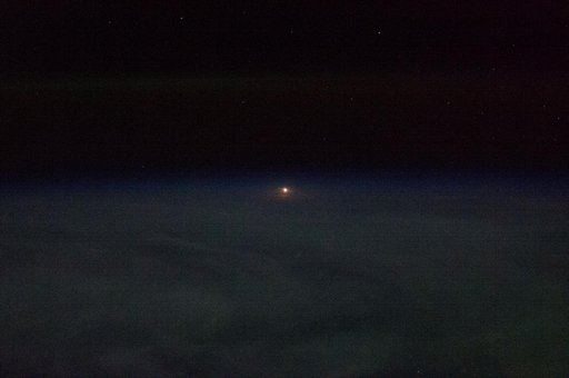 Soyuz TMA-08M/34S Launch seen from ISS