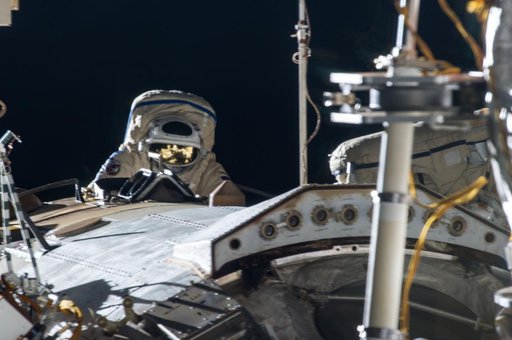 Vinogradov during EVA 32