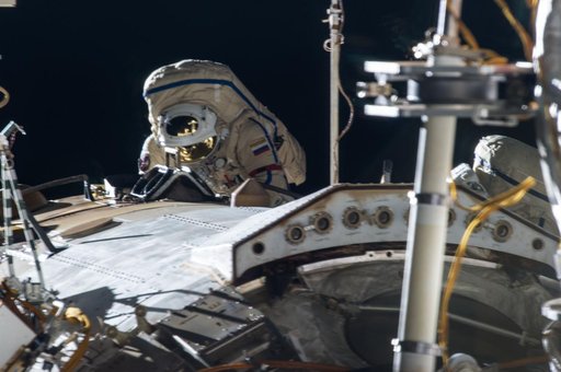 Vinogradov during EVA 32
