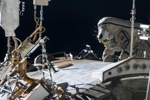 Extravehicular Crewmember during EVA 32