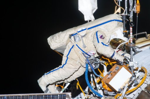 Vinogradov during EVA 32