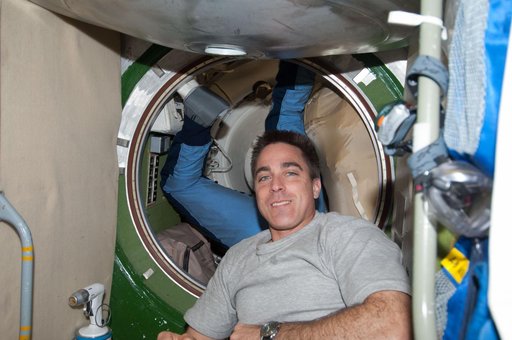 Cassidy in SM during Progress Docking