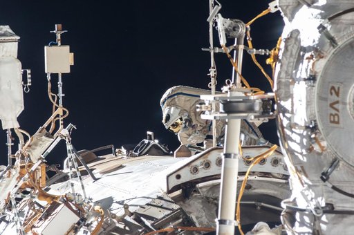 Vinogradov during EVA 32