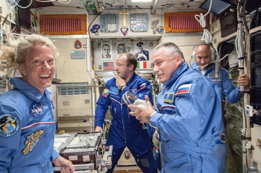 Welcome ceremony for rest of Expedition 36 crew