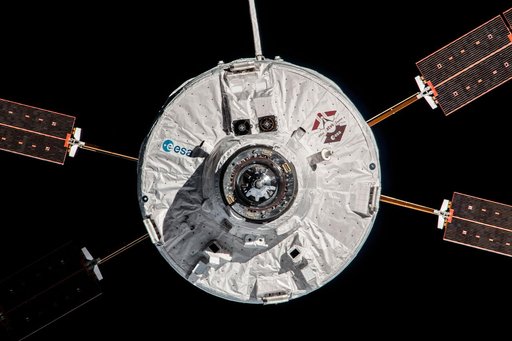 ESA Albert Einstein ATV-4 during approach