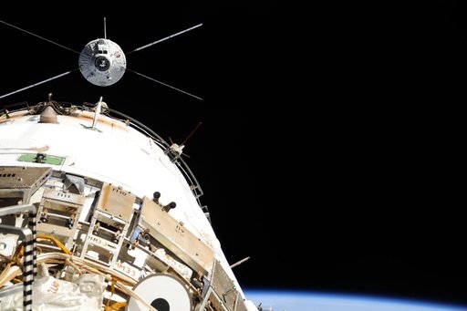 ESA Albert Einstein ATV-4 during approach