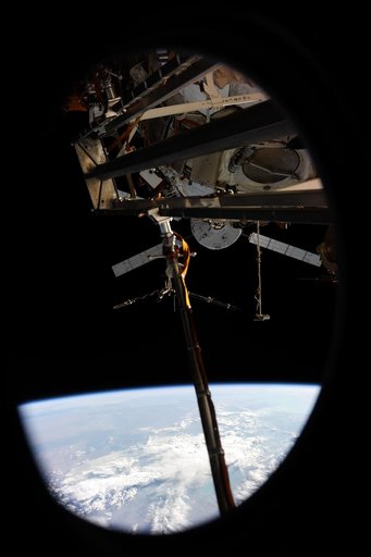 ESA Albert Einstein ATV-4 during approach
