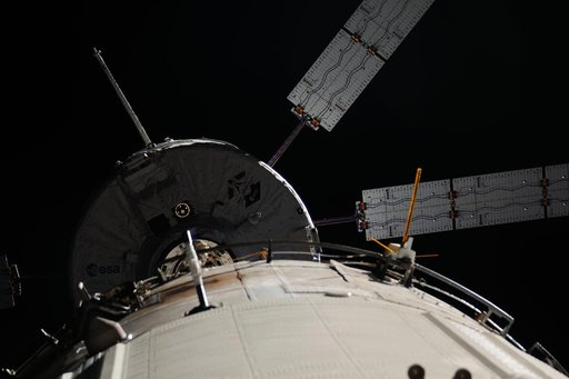 ESA Albert Einstein ATV-4 during approach