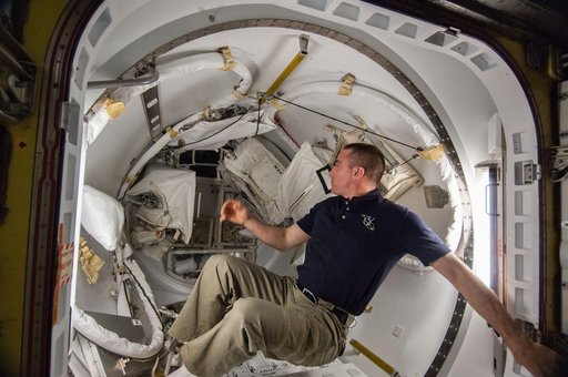 Cassidy in Airlock